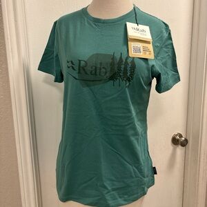 Rab Women's Teal Graphic Short Sleeve Tee